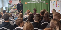Vladan Stamenković w Gminnym Ośrodku Kultury w Łeknie