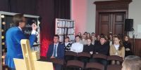 Dominik Górny w I Liceum Ogólnokształcącym w Wągrowcu