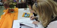Anna Andrych w Powiatowej Bibliotece Publicznej w Wągrowcu