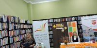 Anna Andrych w Powiatowej Bibliotece Publicznej w Wągrowcu