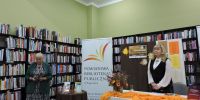 Anna Andrych w Powiatowej Bibliotece Publicznej w Wągrowcu