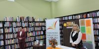 Anna Andrych w Powiatowej Bibliotece Publicznej w Wągrowcu