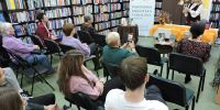 Anna Andrych w Powiatowej Bibliotece Publicznej w Wągrowcu