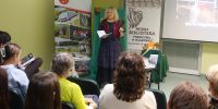 Maria Magdalena Pocgaj w Miejskiej Bibliotece Publicznej w Wągrowcu