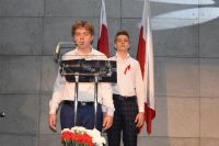 Uroczysty apel i otwarcie Wystawy Symboli Narodowych w ZS nr 1