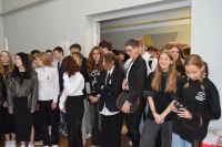 Uroczysty apel i otwarcie Wystawy Symboli Narodowych w ZS nr 1