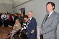 Uroczysty apel i otwarcie Wystawy Symboli Narodowych w ZS nr 1