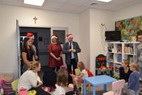Mikołajki na oddziale dziecięcym wągrowieckiego szpitala oraz w POW