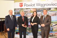 Spotkanie noworoczne w Starostwie Powiatowym w Wągrowcu
