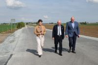 Zarząd Powiatu zwizytował inwestycje drogowe