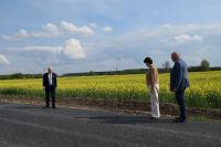 Zarząd Powiatu zwizytował inwestycje drogowe