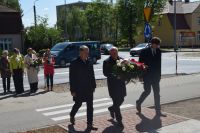 Władze powiatu i miasta uczciły Narodowy Dzień Zwycięstwa