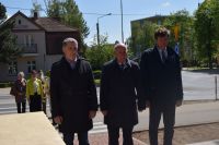 Władze powiatu i miasta uczciły Narodowy Dzień Zwycięstwa