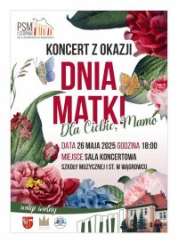 Koncert z okazji Dnia Matki - plakat