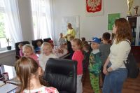 Odwiedziny dzieci z Przedszkola nr 1 w Wągrowcu