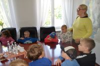Odwiedziny dzieci z Przedszkola nr 1 w Wągrowcu