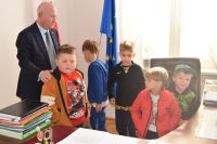 Odwiedziny dzieci z Przedszkola nr 1 w Wągrowcu
