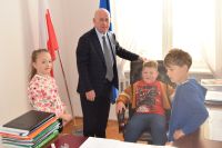 Odwiedziny dzieci z Przedszkola nr 1 w Wągrowcu