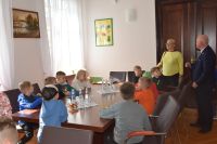 Odwiedziny dzieci z Przedszkola nr 1 w Wągrowcu