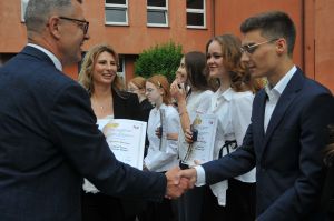 Zakończenie roku szkolnego w I LO w Wągrowcu