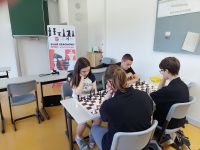 Młodzi szachiści z powiatu wągrowieckiego w Lüneburgu