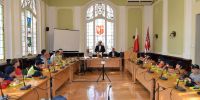 Delegacja dzieci z Głuchołaz z wizytą w Wągrowcu
