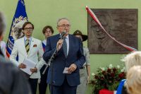 Uroczystość odsłonięcia tablicy poświęconej pamięci dr. Mariana Króla, fot. Ewelina Jaśkowiak