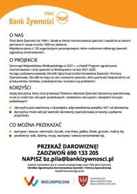 Pilski Bank Żywności – wspólnie przeciw marnowaniu żywności