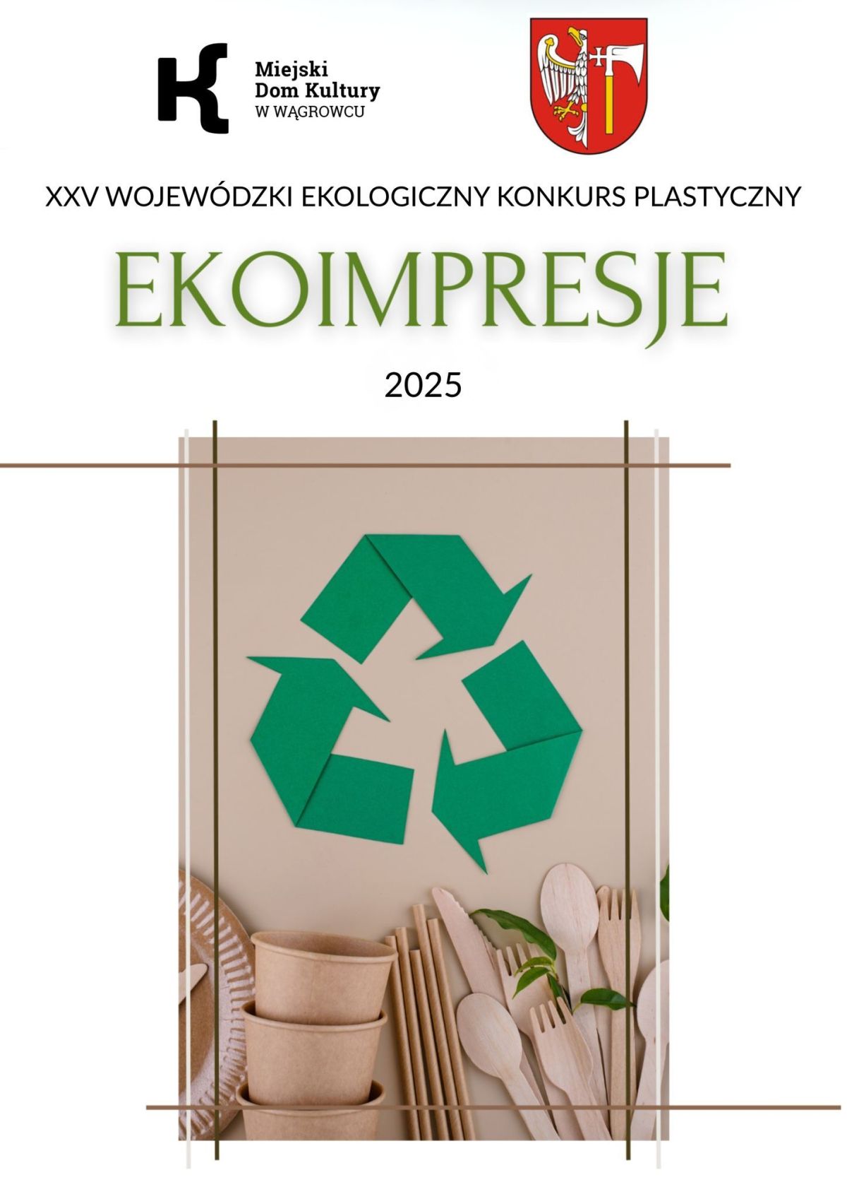 XXV Wojewódzki Ekologiczny Konkurs Plastyczny EKOIMPRESJE 2025 - plakat