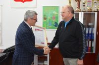Gratulacje od Posła Szopińskiego na 100-lecie MKS Nielba Wągrowiec