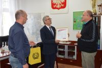Gratulacje od Posła Szopińskiego na 100-lecie MKS Nielba Wągrowiec