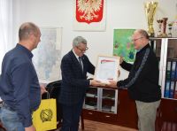 Gratulacje od Posła Szopińskiego na 100-lecie MKS Nielba Wągrowiec
