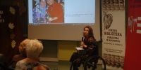Khrystyna Syrowa Kovalyshyn w Miejskiej Bibliotece Publicznej w Wągrowcu
