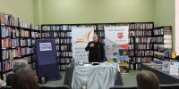 Andrzej Dębkowski w Powiatowej Bibliotece Publicznej w Wągrowcu