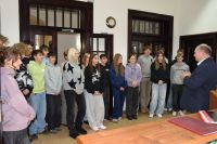 Wizyta młodzieży z Zespołu Szkół nr 2 w Starostwie Powiatowym