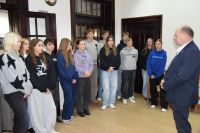 Wizyta młodzieży z Zespołu Szkół nr 2 w Starostwie Powiatowym