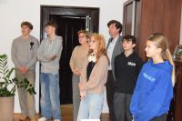 Wizyta młodzieży z Zespołu Szkół nr 2 w Starostwie Powiatowym