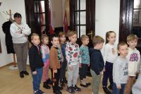 Dzieci z Przedszkola w Siennie z wizytą w starostwie