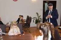 Dzieci z Przedszkola w Siennie z wizytą w starostwie