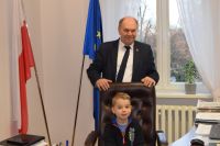 Dzieci z Przedszkola w Siennie z wizytą w starostwie