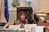 Dzieci z Przedszkola w Siennie z wizytą w starostwie