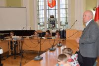 Dzieci z Przedszkola w Siennie z wizytą w starostwie