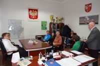 Młodzież z MOS Gołańcz w wągrowieckim starostwie