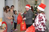 Mikołajki na Oddziale Dziecięcym wągrowieckiego szpitala
