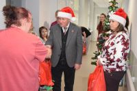 Mikołajki na Oddziale Dziecięcym wągrowieckiego szpitala