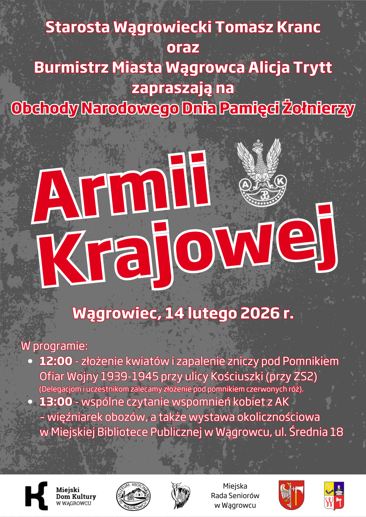 Narodowy Dzień Pamięci Żołnierzy Armii Krajowej - plakat