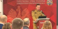 Odprawa roczna w Komendzie Powiatowej PSP w Wągrowcu