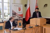 Narada Starosty Wągrowieckiego z burmistrzami i wójtami