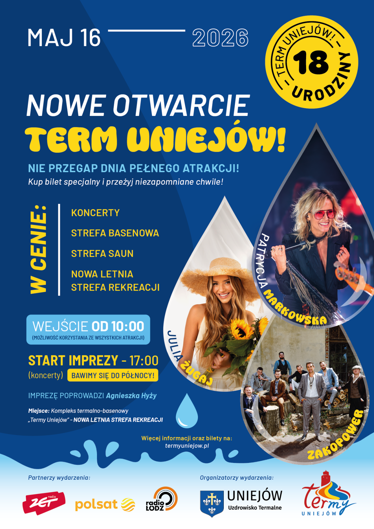 NOWE OTWARCIE TERM UNIEJÓW JUŻ 16 MAJA 2026