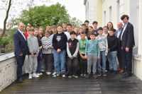 Wizyta młodzieży ze Szkoły Podstawowej nr 2 w Starostwie Powiatowym